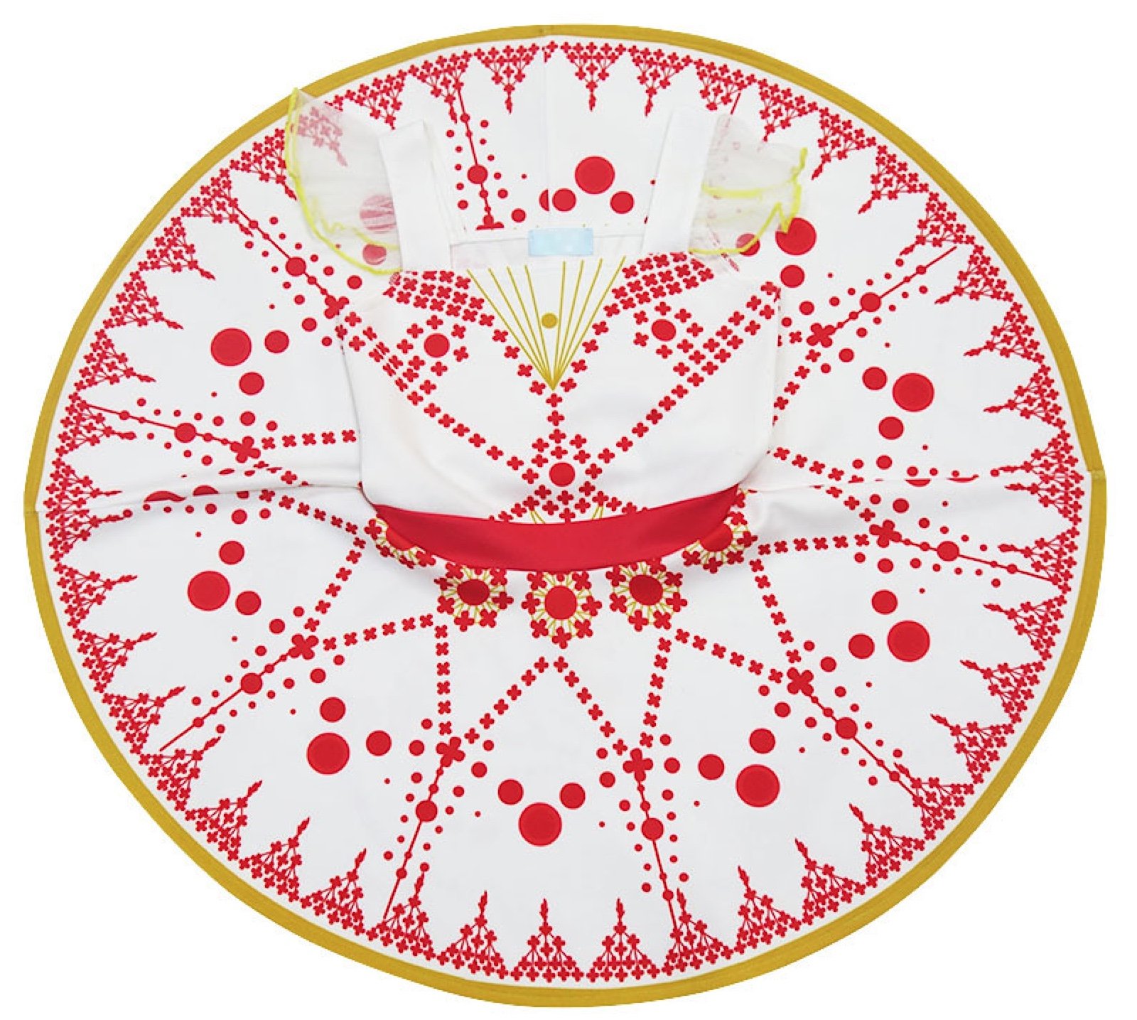 Simile Bailarina - Vestido para niña con mono de carnaval, Cosplay BALLER01, Color blanco., 110 cm