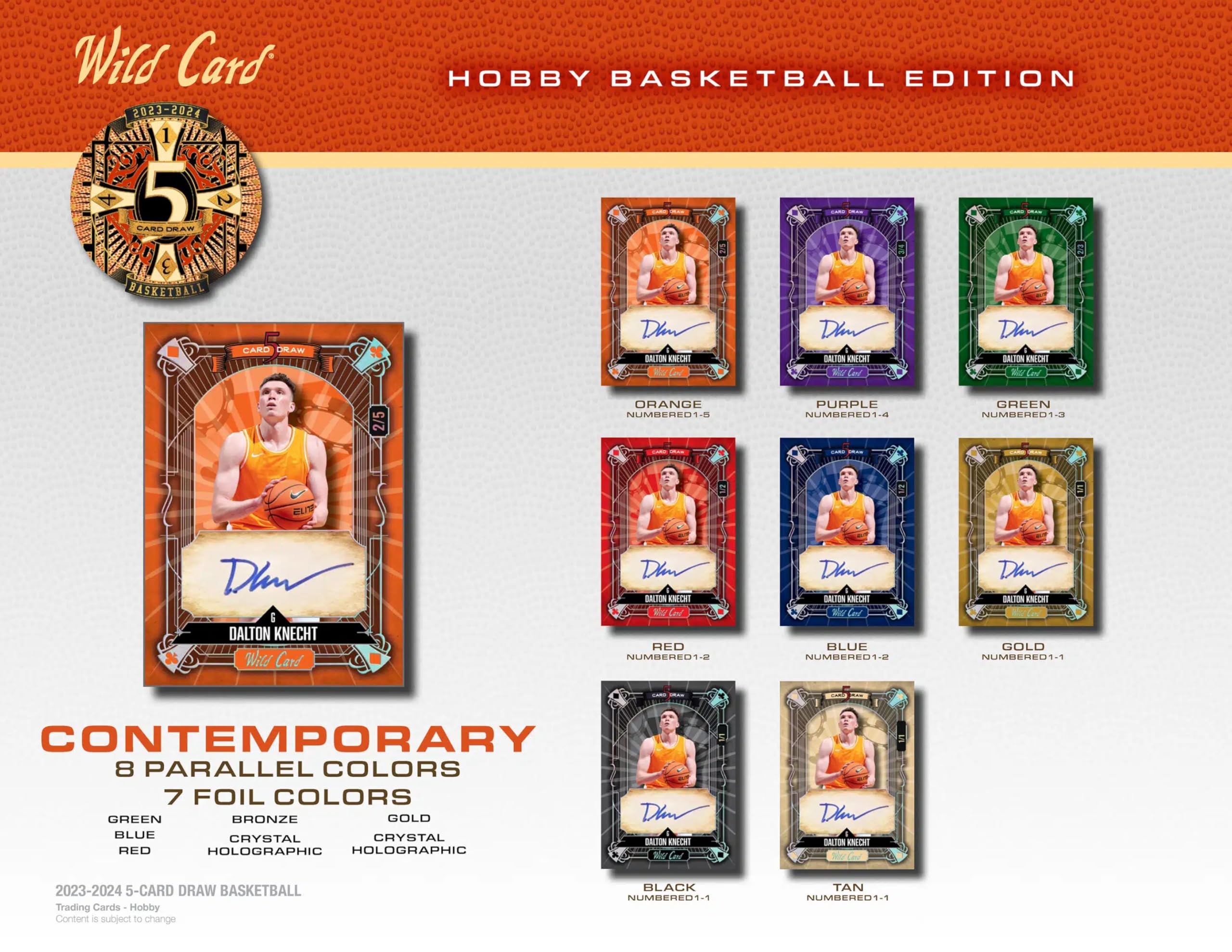Amazon.com: 2023/2024 Wild Card Five Card Draw Basketball Hobby