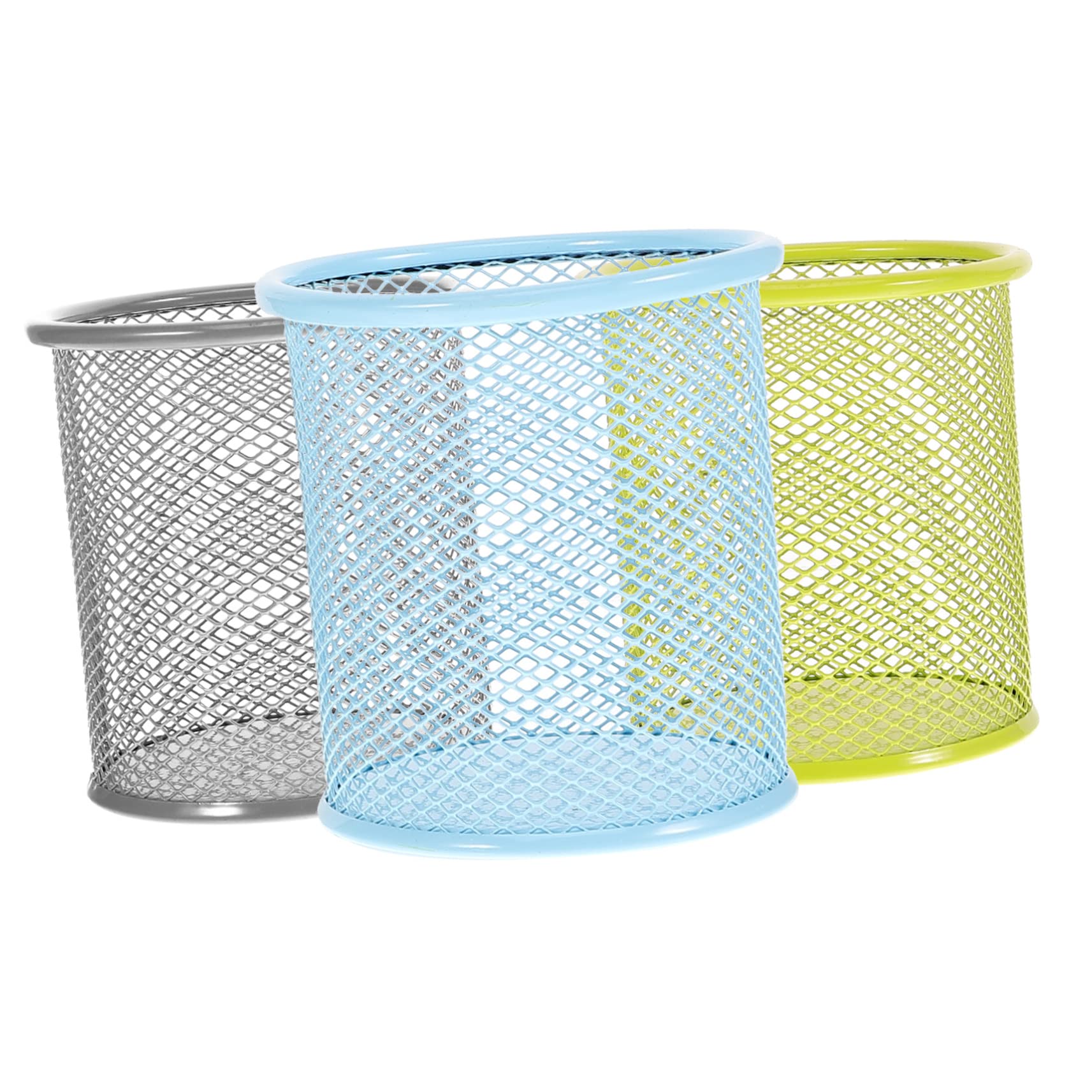 VILLCASE 6pezzi Portapenne Per Scrivania Organizer Versatile e Giallo Design e Decorativo