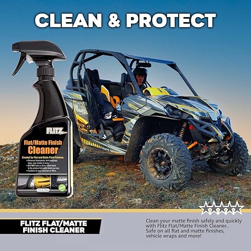 Miniatura 4 de Botella aerosol de limpiador con acabado mate Flitz Flat