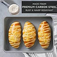 Vista 5 de Country Kitchen Juego de Utensilios para Hornear Apilables Antiadherentes - Duradero, Juego de Hornear de Fácil Desmolde, Verde Salvia, 6 Piezas