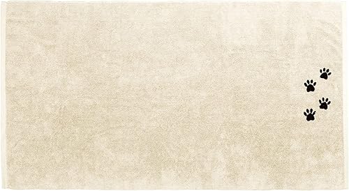 Miniatura 8 de DAN RIVER Toalla para perro, paquete de 1, 100% algodón, 20 x 40, ultra suave de 450 GSM, toalla súper absorbente y de secado rápido para perros,