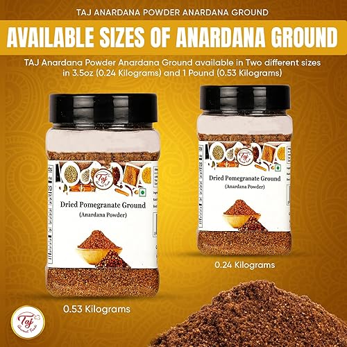 Miniatura 4 de TAJ Anardana Powder Anardana Molida (Granada en Polvo), (3.5oz)