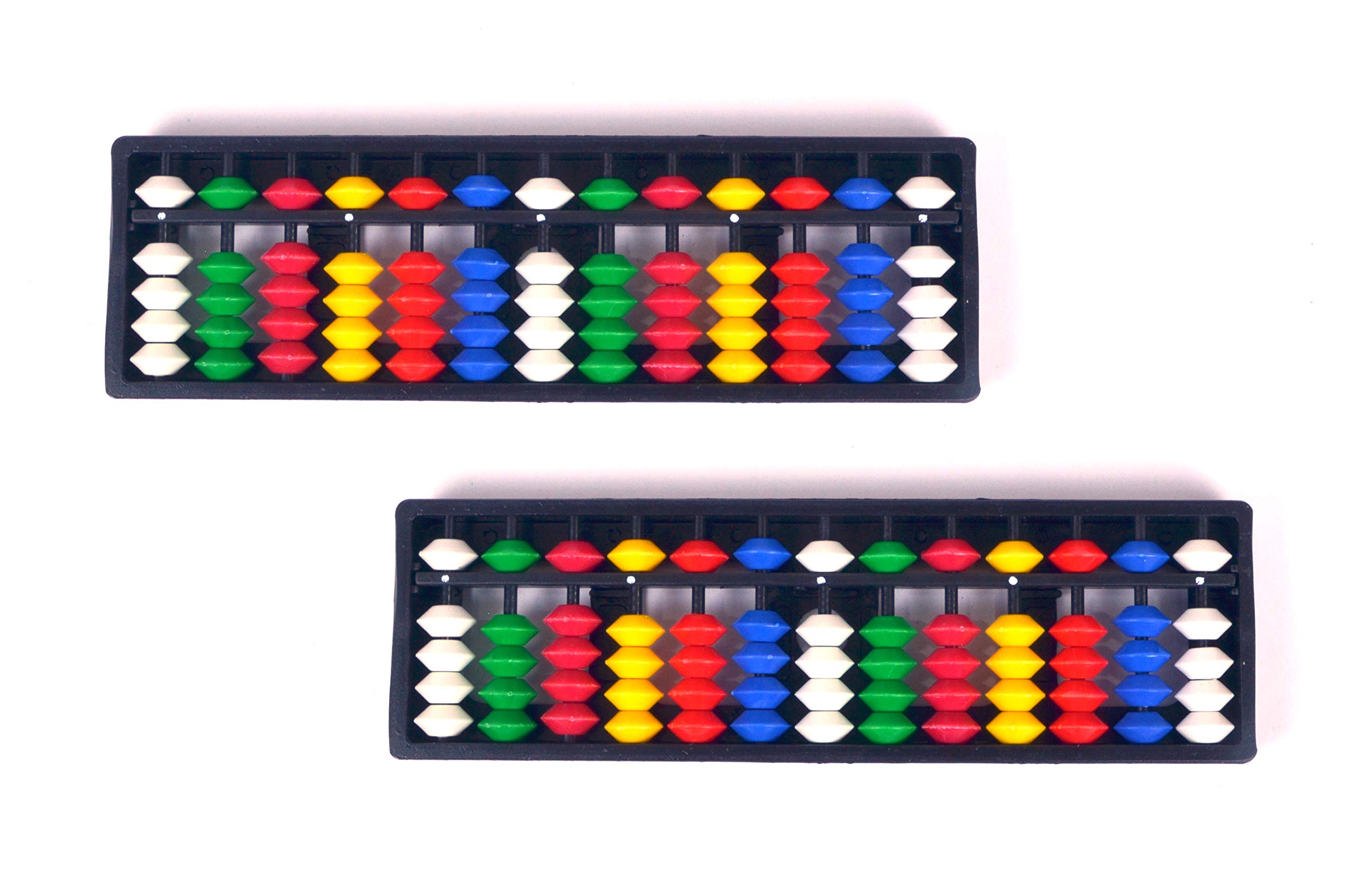 Spillbox Abacus Math Learning Kit for Kids 13 Rod Multicolor White Beads(Pack of 2) (B085226NXB) Amazon Price History, Amazon Price Tracker