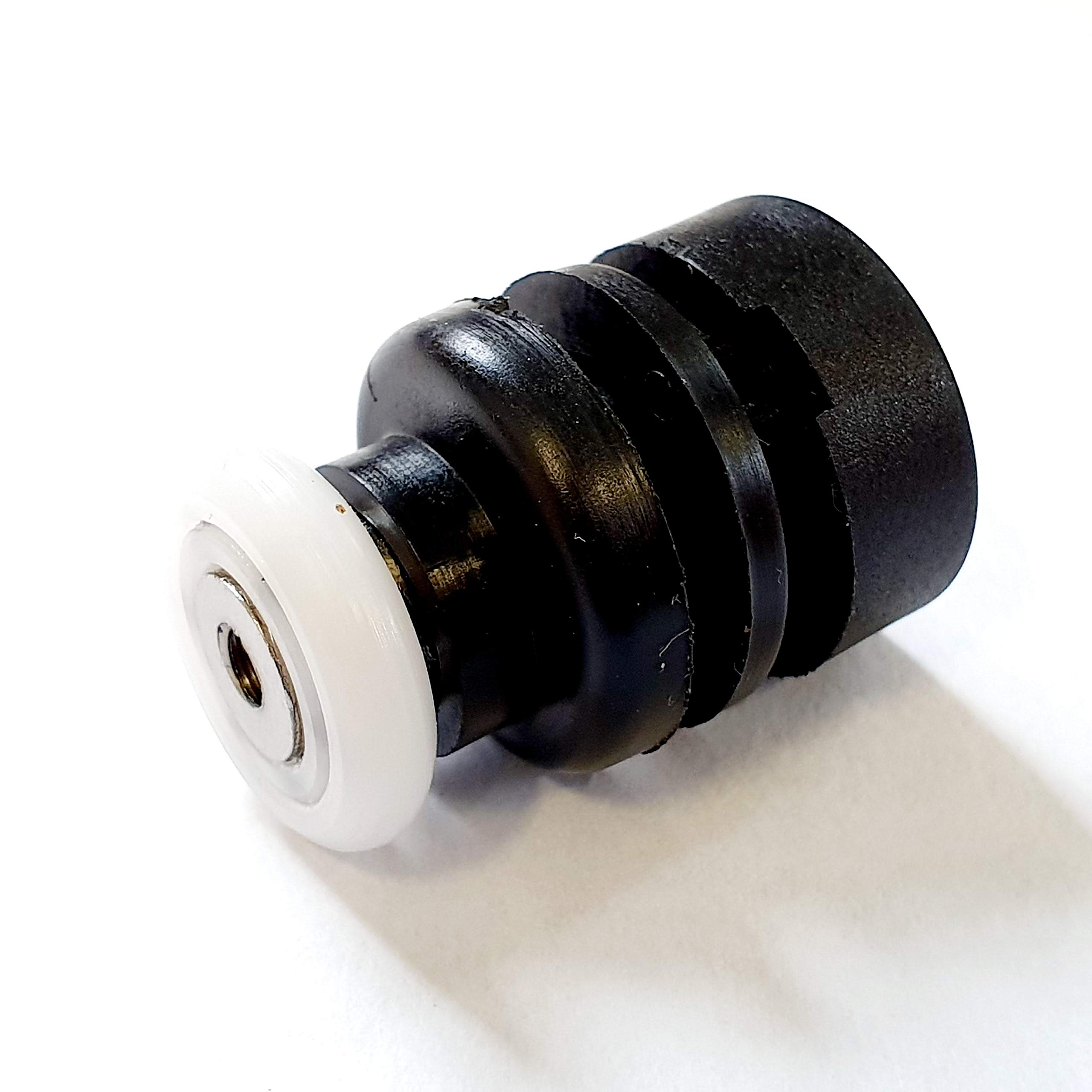 4 x Shower Door Rollers/Roller/Wheels/Runners Small Wheel Diameter Black 17mm L2