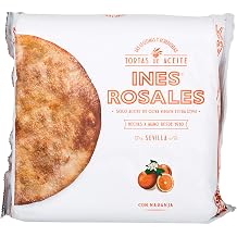 Ines Rosales Sweet Olive Oil Tortas with Orange, Spanish Snacks, 14 x 120g