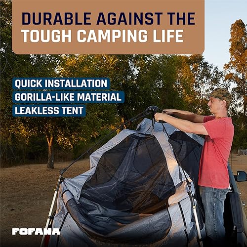 Miniatura 7 de FOFANA Truck Bed Tent Automatic Setup - Pickup Truck Tent for Mid & Full Size Camper Shell for Overland Camping Tailgate Gear Accessories  Patents