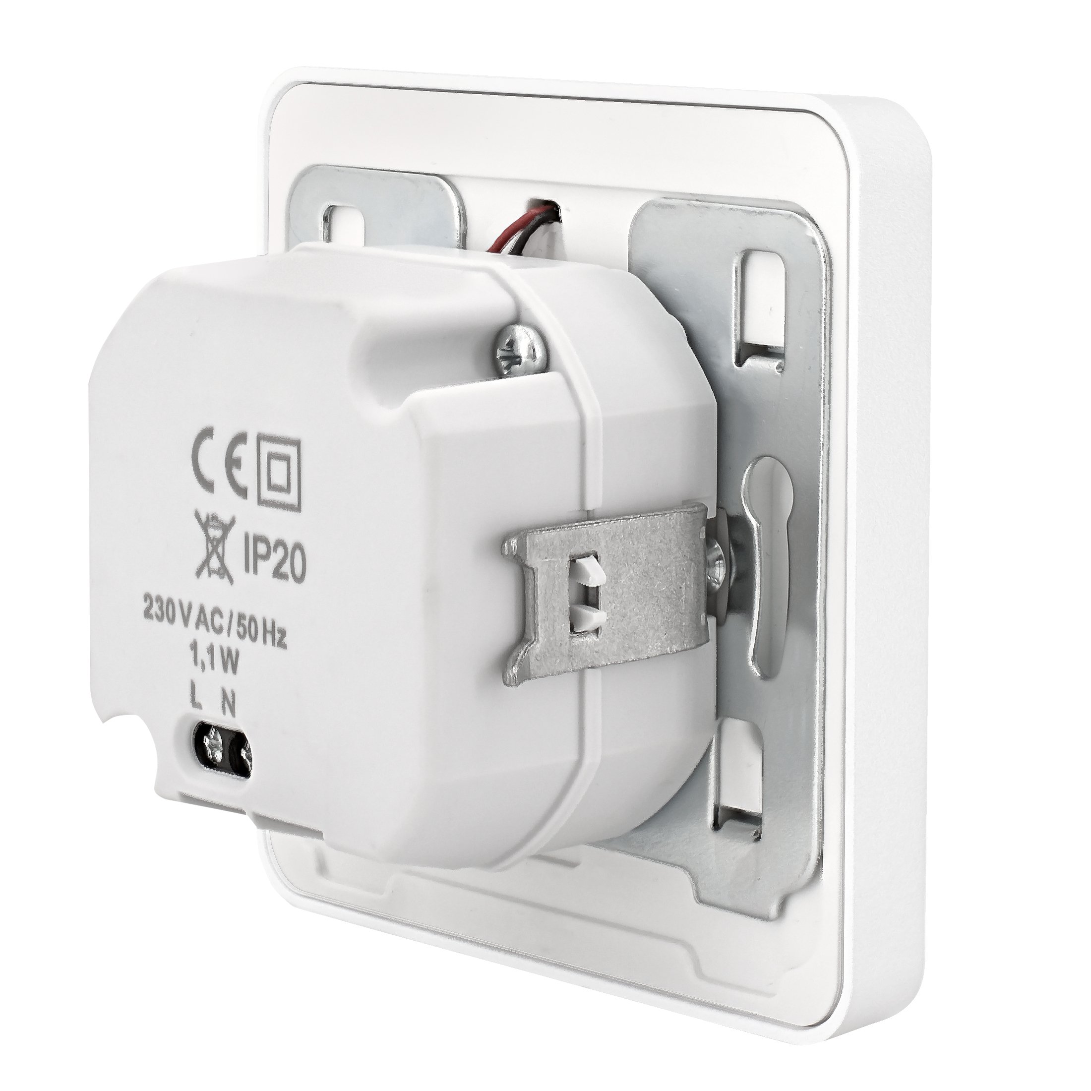 SSC-LUXon DEVA - Foco led empotrable (5 unidades, 230 V, 1 W, luz blanca cálida, para latas de 60 mm de diámetro), color blanco