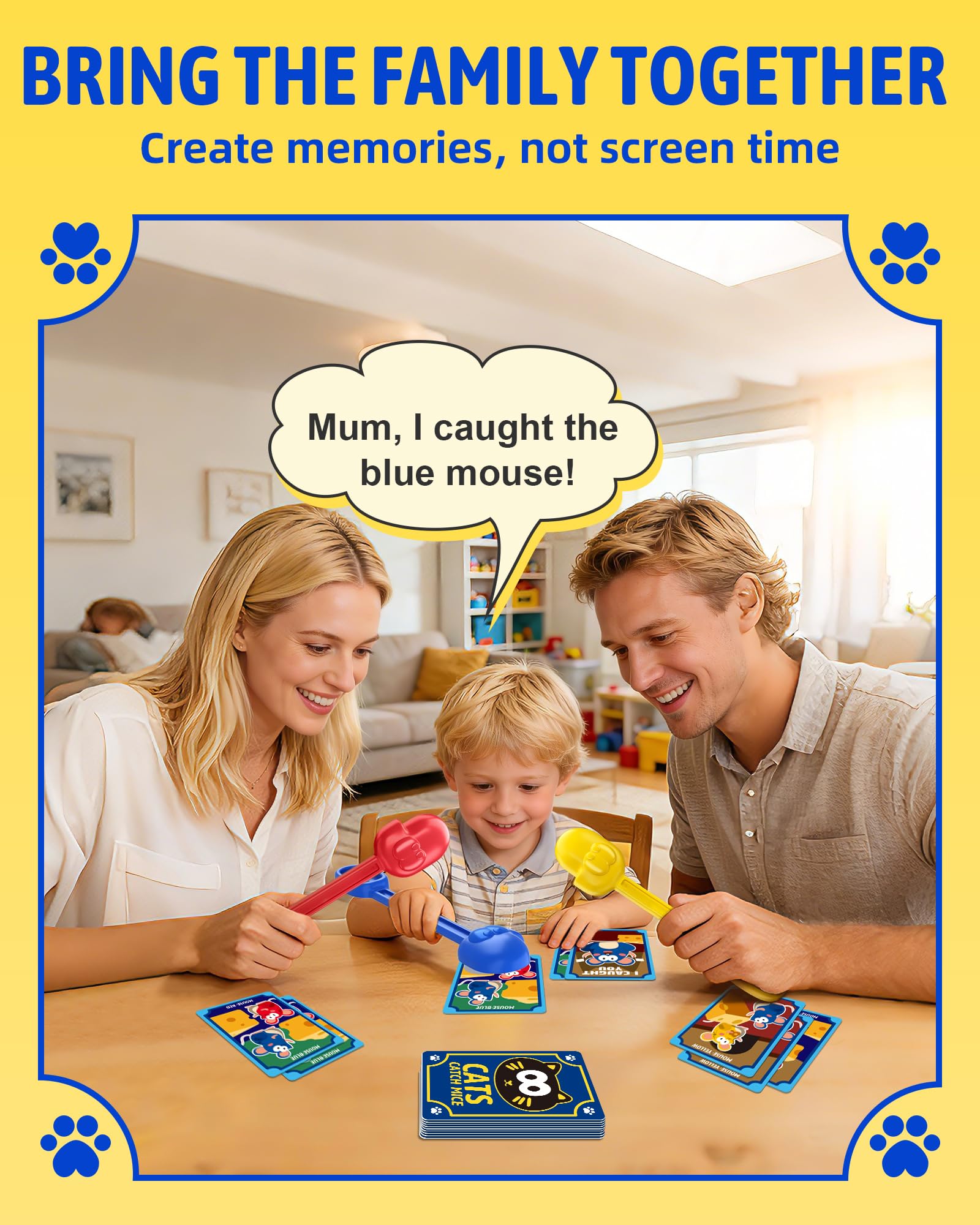 FUNJEO Snap Card Game, Black and White, Gray, 26 cm x 5 cm - Image 2