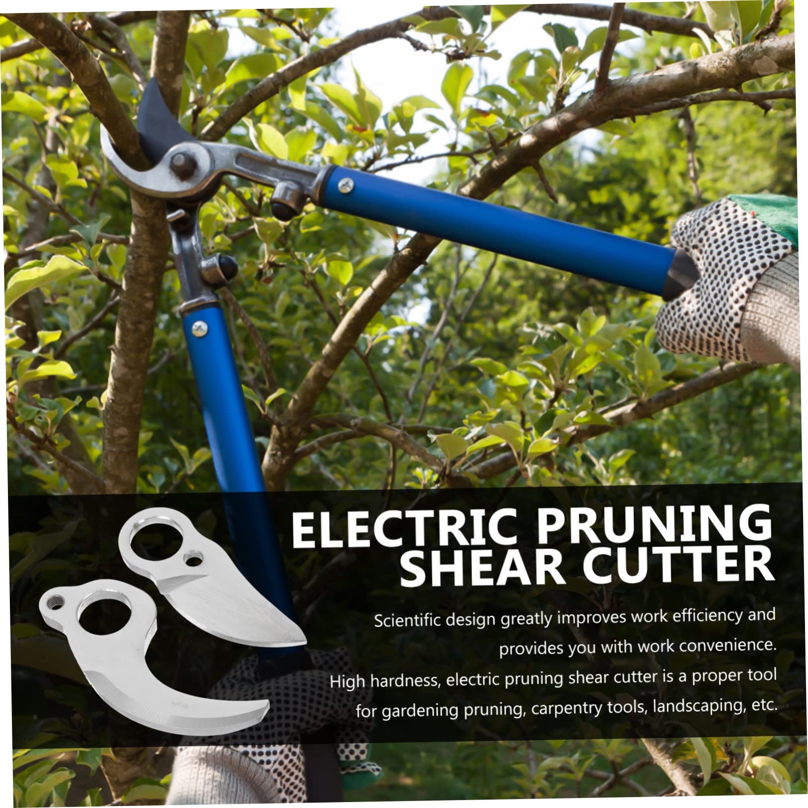 Mipcase 6pezzi Elettrico Forbici da Potatura Carbonio Ricambi per Cesoie Elettriche da Giardinaggio per Potatura di Piante e Rami Leggere e Resistenti