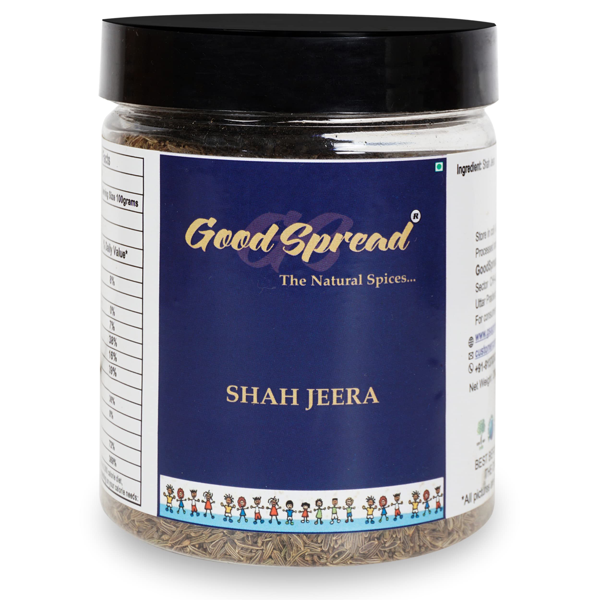 GoodSpread Organic Shah Jeera: 200gm - Unleash the Authentic Taste of Farm-Fresh Caraway Seeds for Indian Cooking, Exotic Dishes (B08XYN94VB) Amazon Price History, Amazon Price Tracker