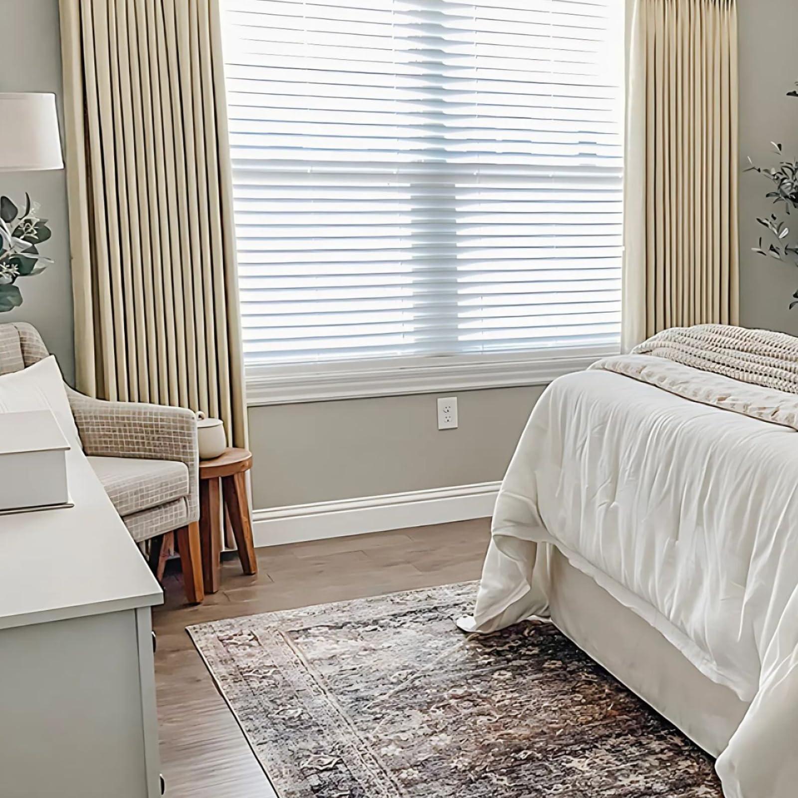 Amazon.com: CURTARRA Lesley Linen Blend Curtains for Windows, Custom Pinch  Pleat Drapes, Vanilla Cream Light Filtering Curtain for Living Room  Bedroom, 1 Panel : Home & Kitchen