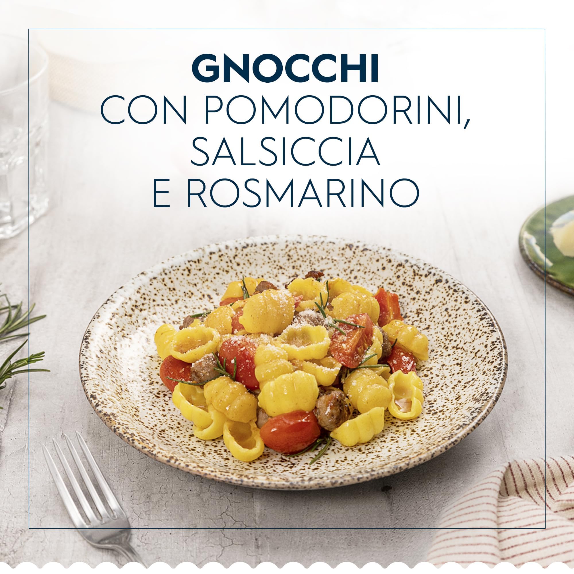 Barilla Gnocchi Gastronomie Pasta 3 x 5kg Hartweizen Nudeln Großpackung HoReCa Vorrat + Beni Culinari Kostenloser Schlüsselanhänger