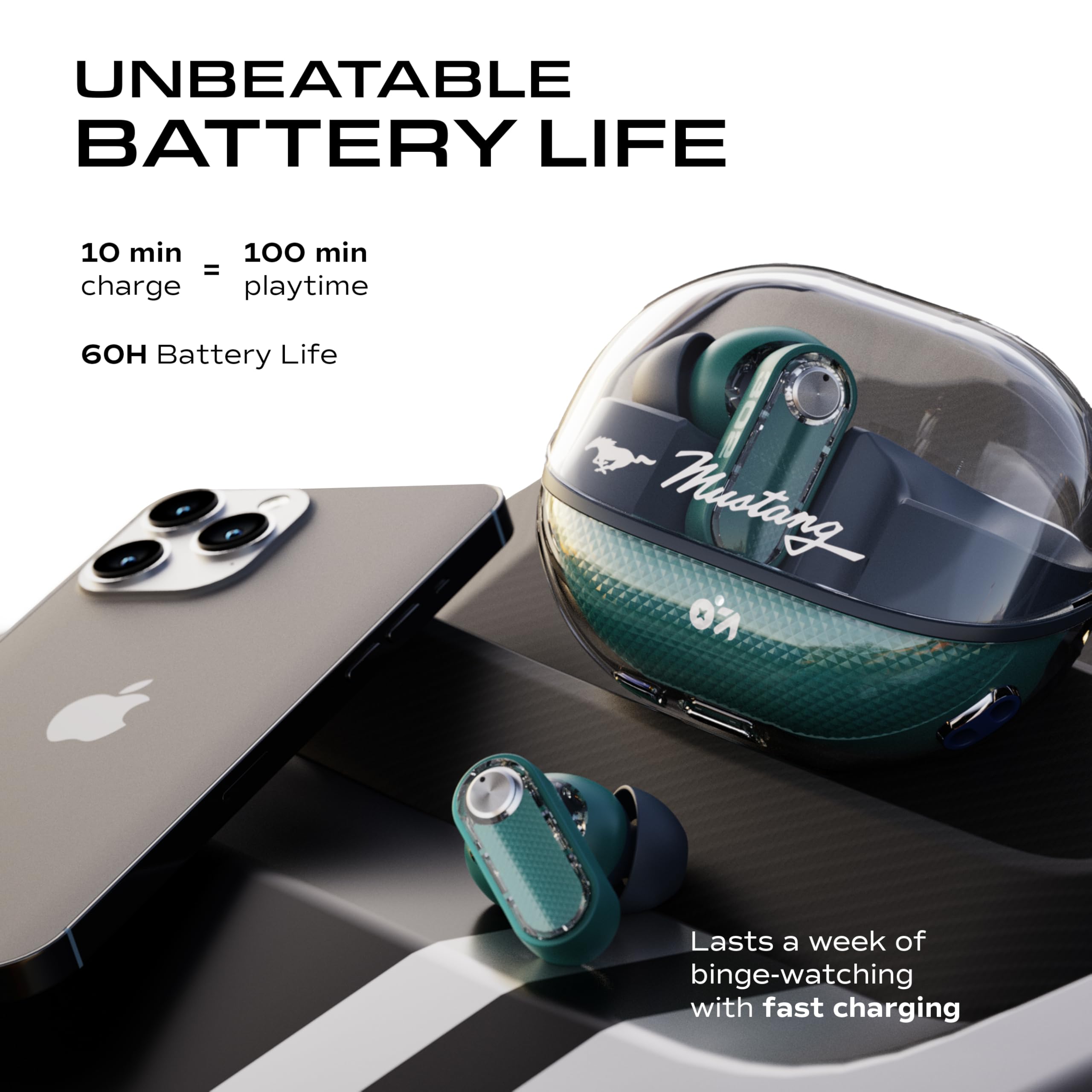 GOBOULT Mustang Sprint Earbuds - 60H Playtime! -5 GOBOULT Mustang Sprint Earbuds - 60H Playtime! -5