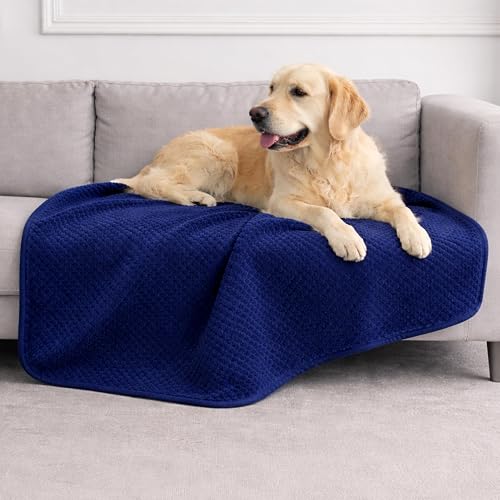 Dreamzie Manta Perro Impermeabile 100x120cm - Manta para Perros Reversible y Lavable a máquina