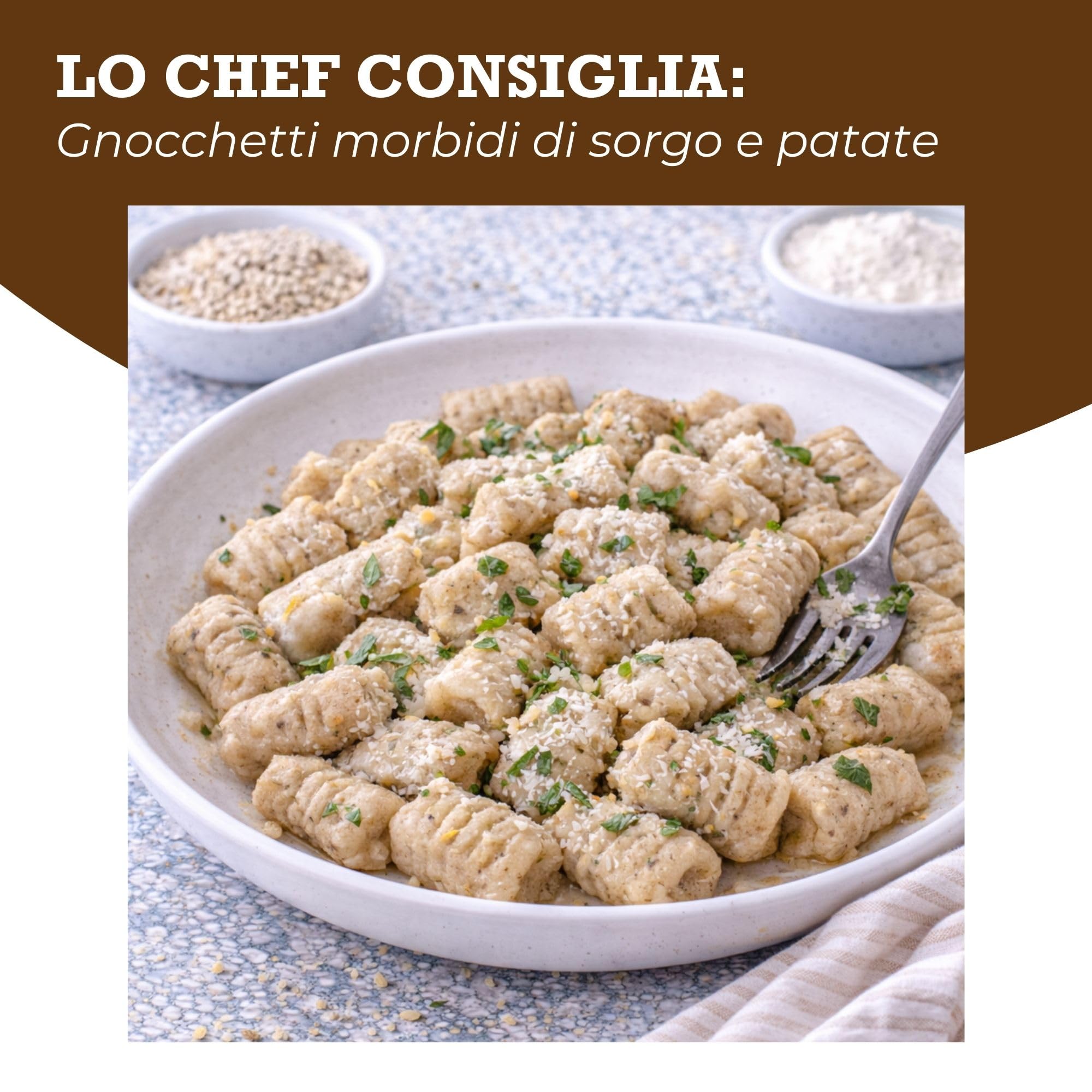 Oltresole, Harina de Sorgo Italiana Ecológica 1 Kg, Sin Gluten, Sin OGM, 100% Made in Italy, Ideal para Celíacos, Pan, Dulces y Pasta, Rica en Fibra y Proteínas