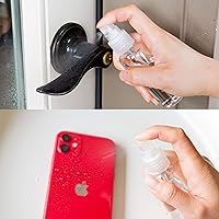 Vista 5 de Youngever 20 Pack Spray Bottles, Refillable With Lids, Clear Empty Fine Mist Mini Travel Bottles (2 Ounce)