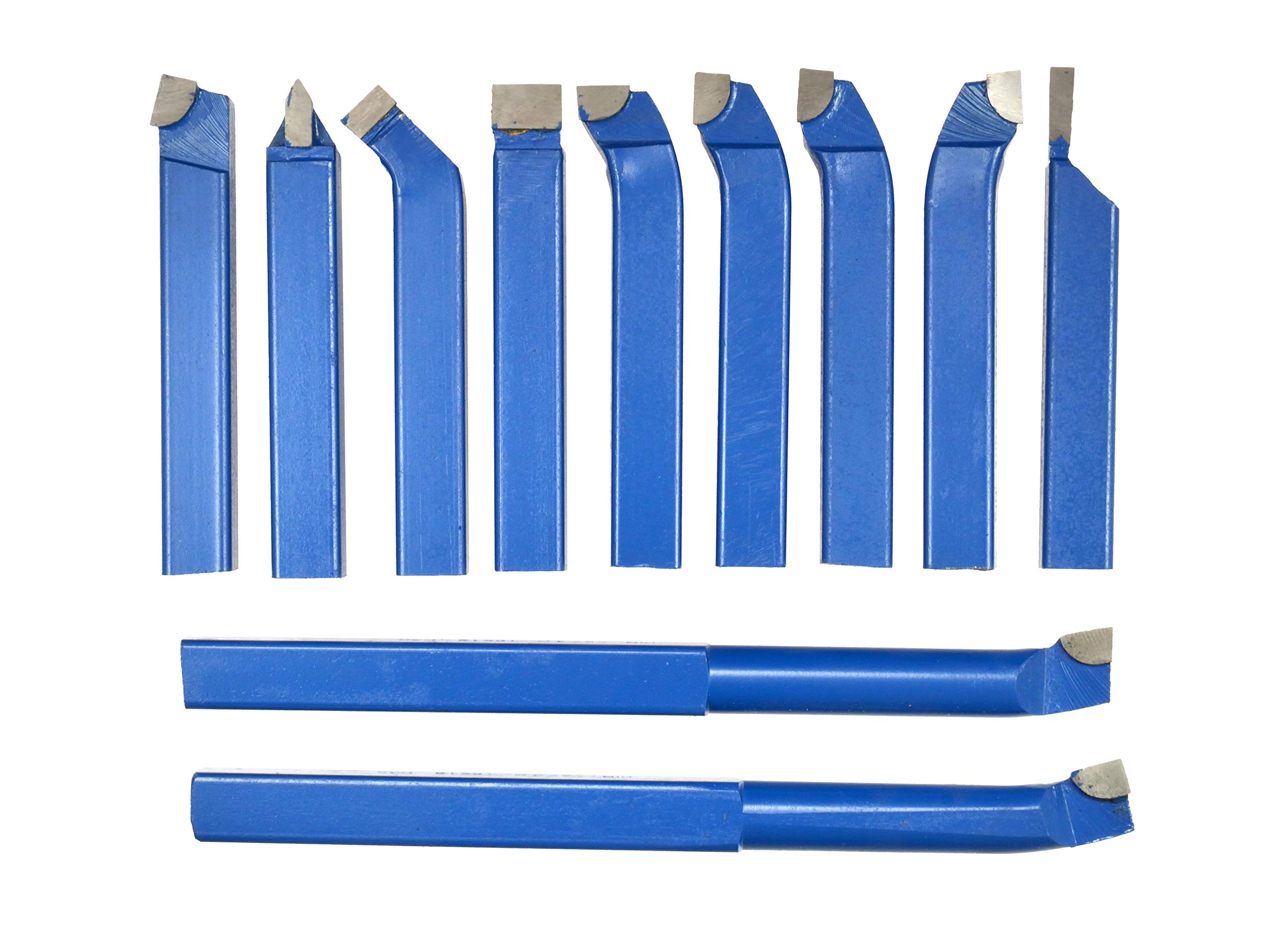 Zestaw narzędzi tokarskich – narzędzia do tokarki z węglików spiekanych – 11 sztuk – 16 x 16 mm