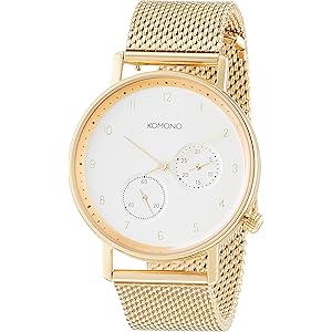 コモノ レディース 腕時計 42mm ゴールド メッシュ KOM-W2358 楽天市場】KOMONO コモノ 腕時計 時計 レディース メンズ