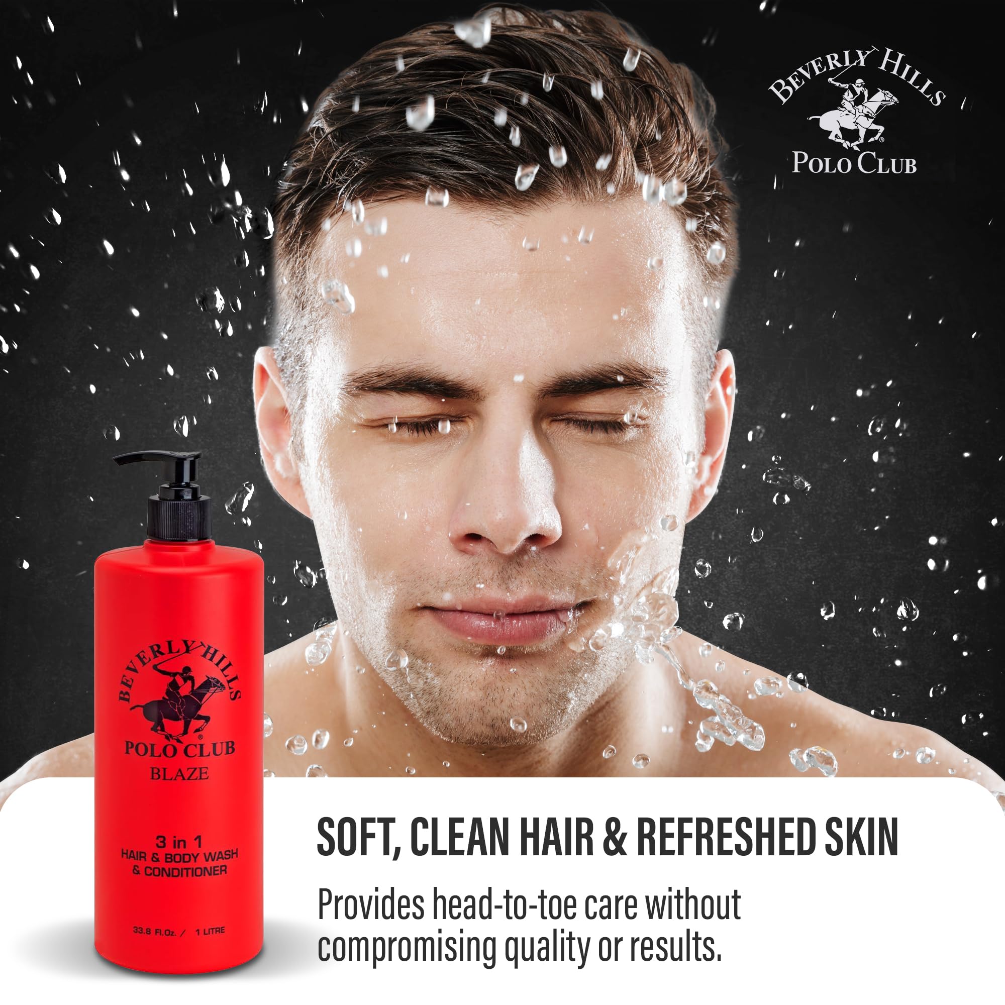 Amazon.com: Beverly Hills Polo Club Men's 3-in-1 Shampoo