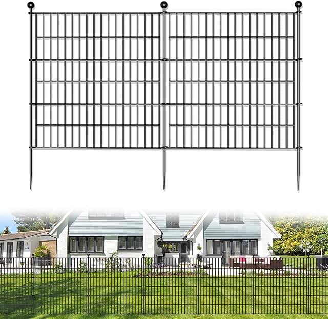 12 Garden Fence Ideas for Privacy Using Practical Materials 35 10 Panels No Dig Decorative Outdoor Garden Fence for Yard, 32 in(H) X 23...