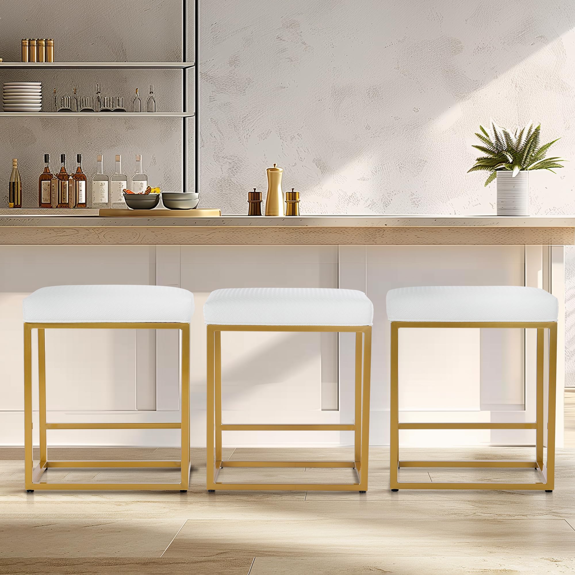 Lue Bona Windsor Style Bar Stools LUE Bona Windsor 24 White Solid