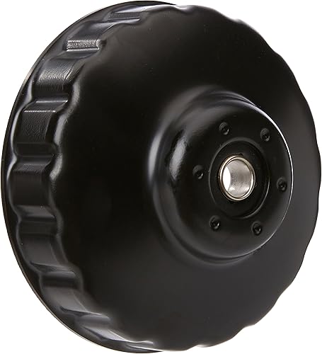 Laser 4236 Llave de filtro de aceite de 38 pulgadas de profundidad - 3.386 in x 18 costillas, color negro