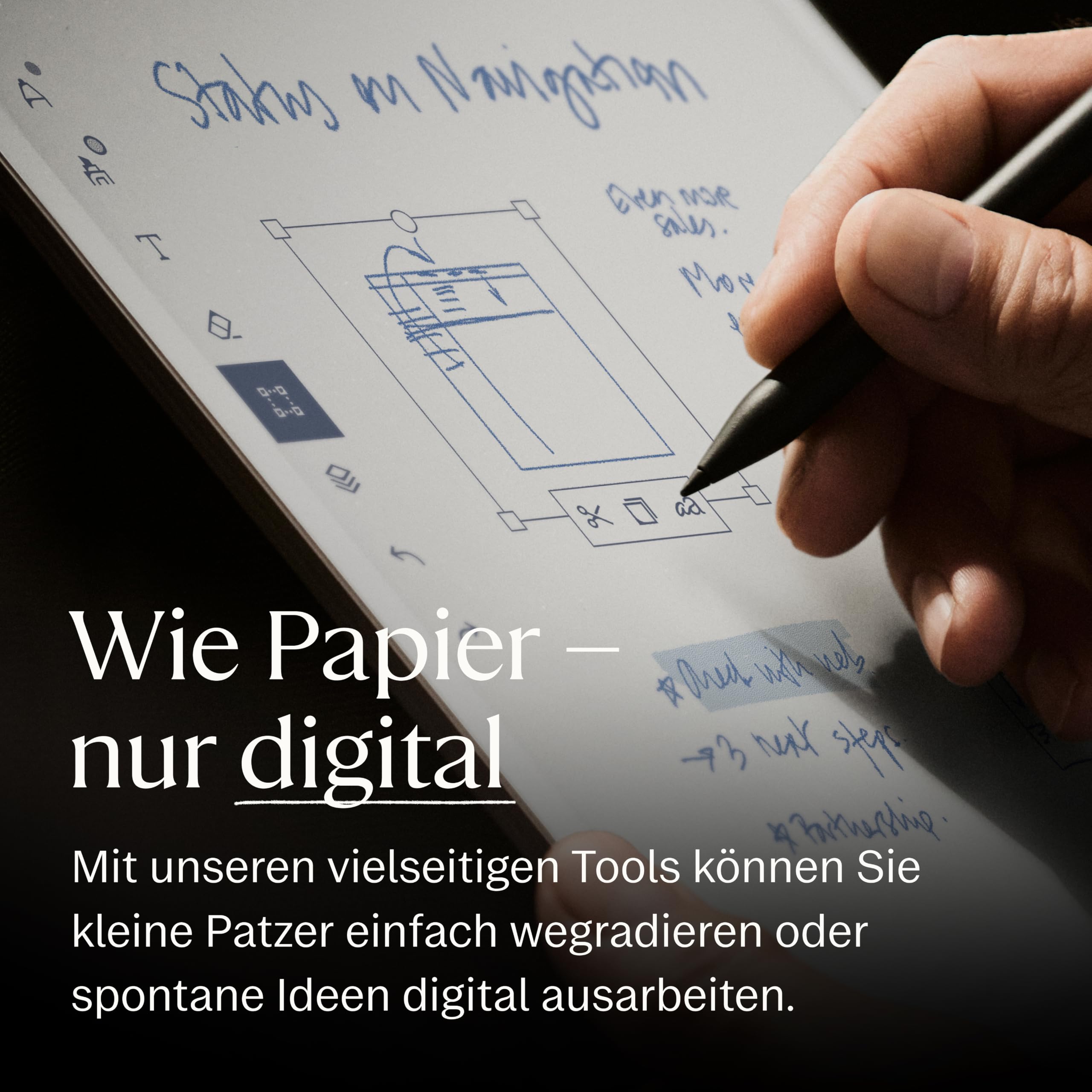 reMarkable Paper Pro 11,8-Zoll-Farbdisplay Tablet mit Leselicht und Marker Plus Pen