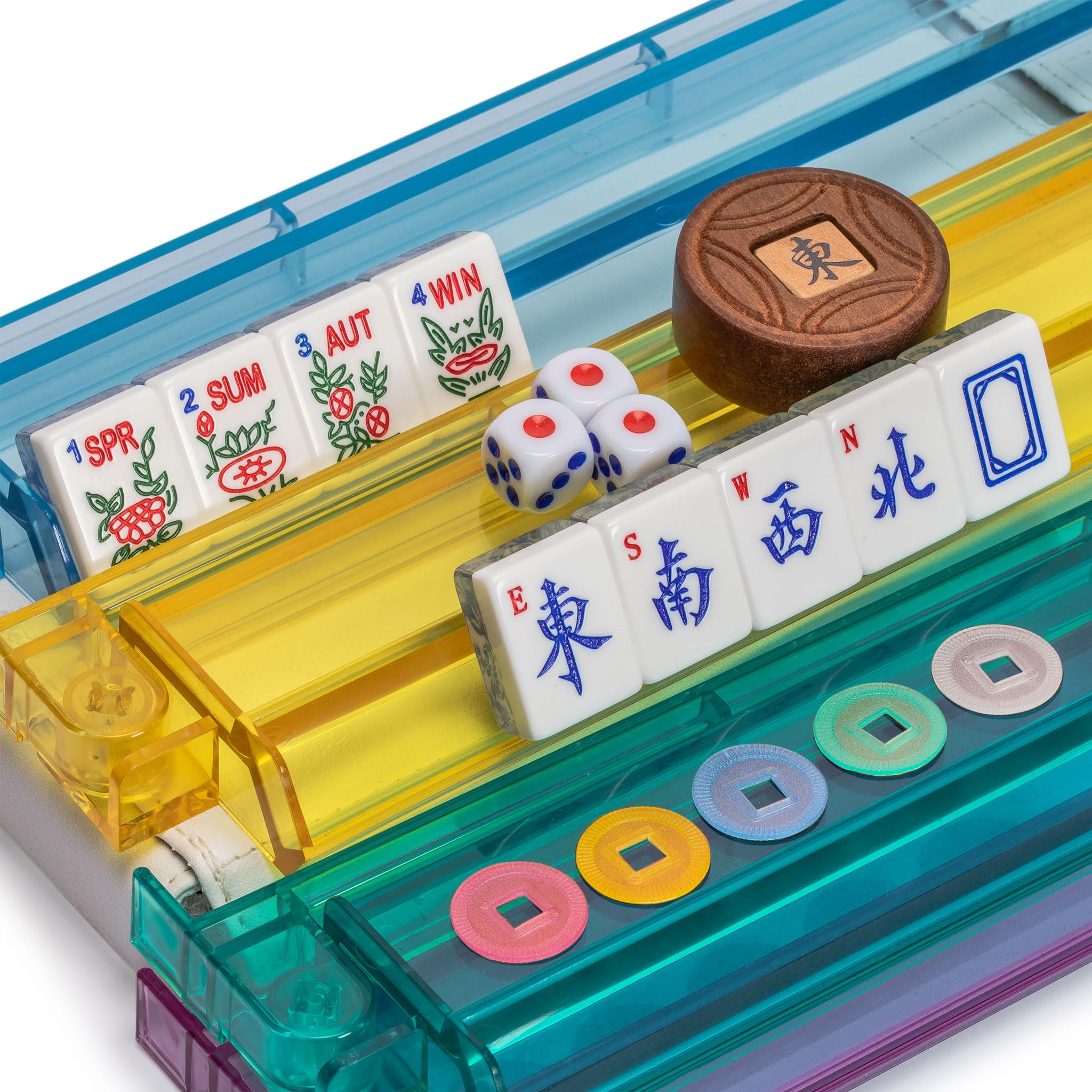Amazon.co.jp: American Mahjong Set Leatherette Case