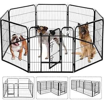 Amazon.com : Dog Fence, 8 Panels 40