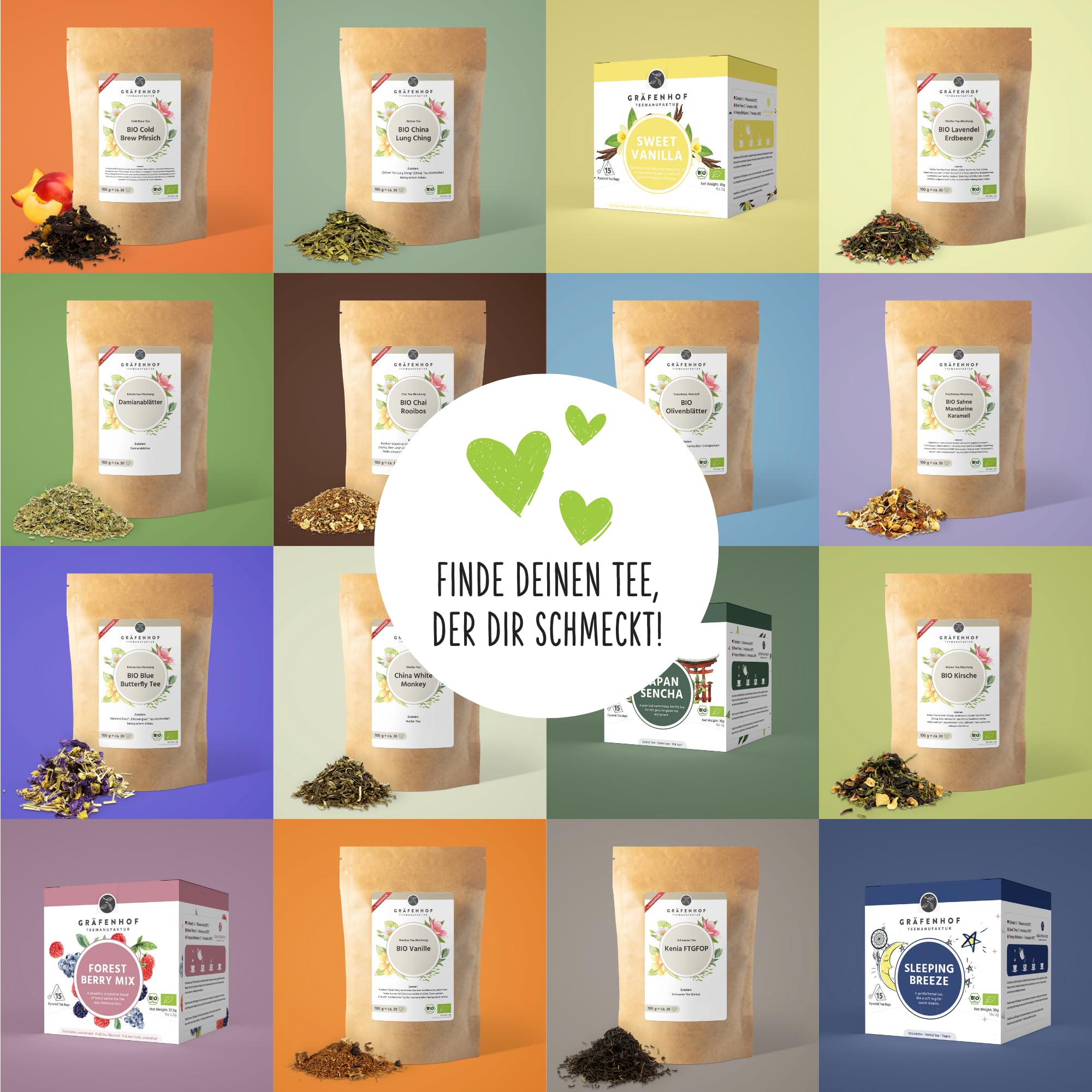 Gräfenhof Blasen- & Nieren Balance Tee Kräutertee Bio, 1000g loser Tee mit Birkenblatt & Brennnesselblatt, koffeinfrei, ohne künstliche Zusatzstoffe, Premium Qualität, in DE abgefüllt