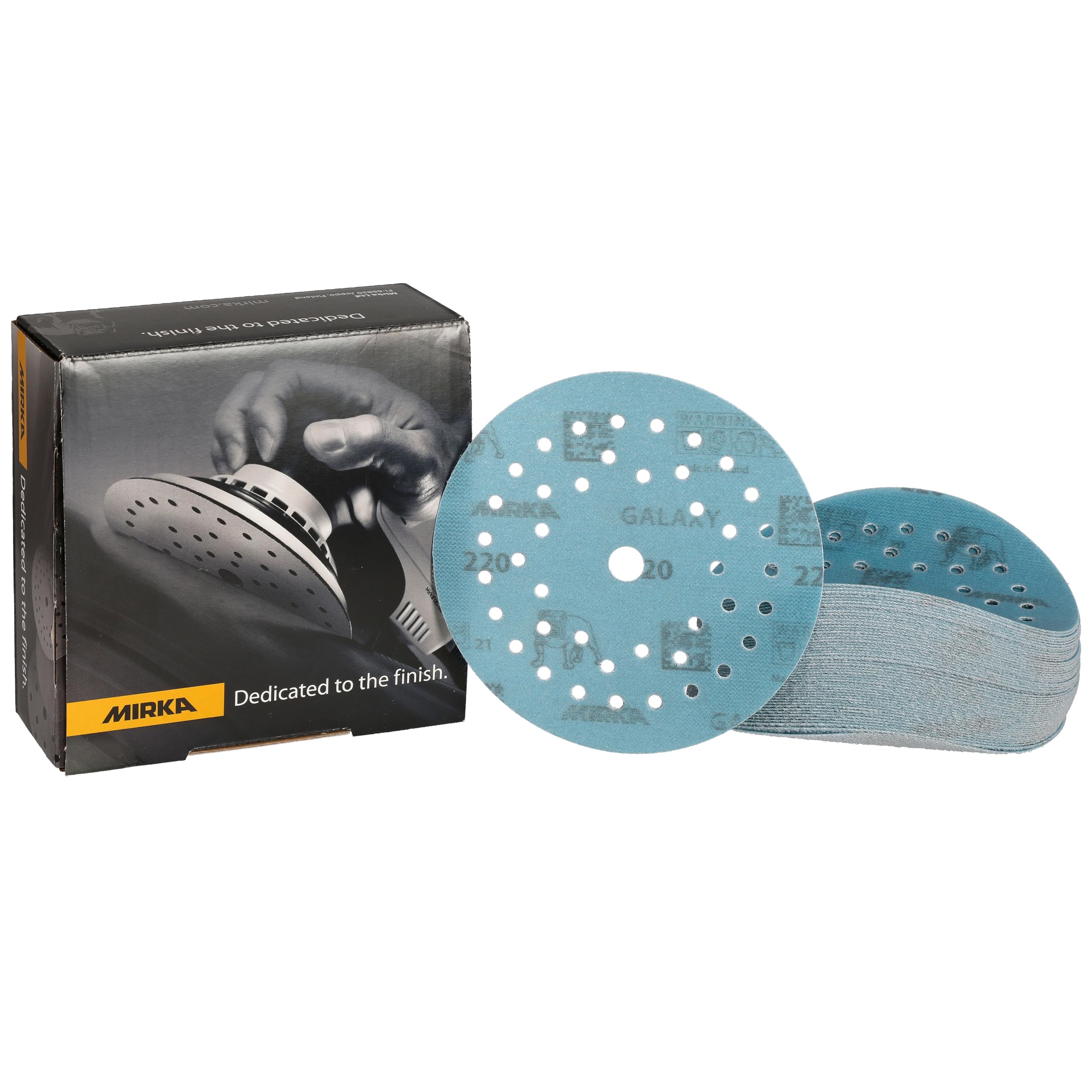 Mirka abrasive sheets Galaxy 125mm Grip Multifit Hook & Loop grit 220