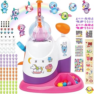 deAO DIY Balloon Animal Kit with Pump 136Pcs Balloon Making Craft Kits w...