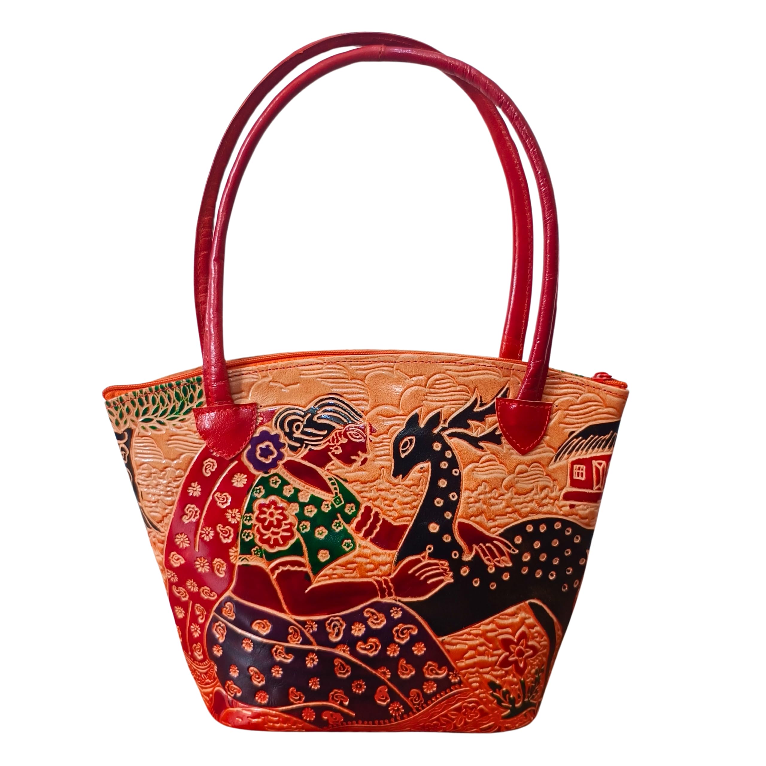 See full amazon price history chart for Chitrahar Shantiniketan Genuine Leather Handcrafted Floral and Geometric Motif Large Size Hand Bag For Women (Orange) Chitrahar Shantiniketan Genuine Leather Handcrafted Floral and Geometric Motif Large Size Hand Bag For Women (Orange) (B09QBXBL4B) Amazon Price History, Amazon Price Tracker