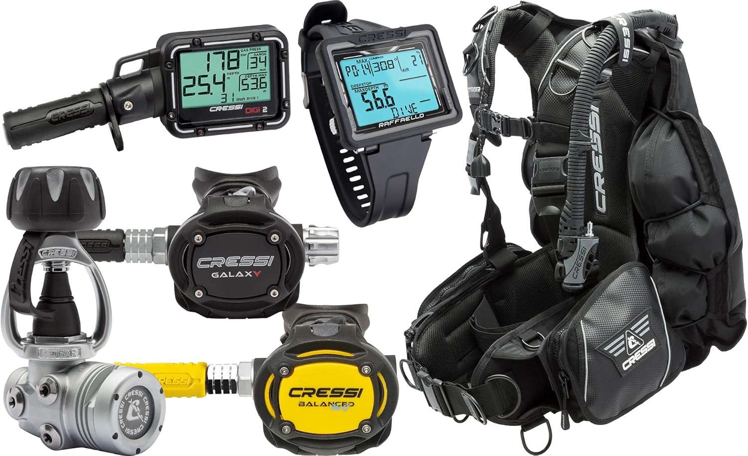 Cressi Commander Cold Water Pro Scuba Package Scuba Sets