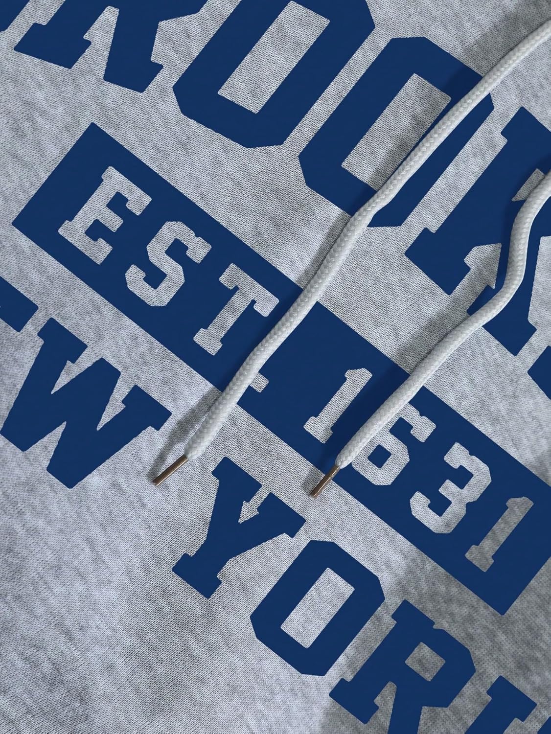 SHENHE Women's Letter Print Long Sleeve Drawstring Pullover Loose Hoodie Sweatshirt Tops - Image 2