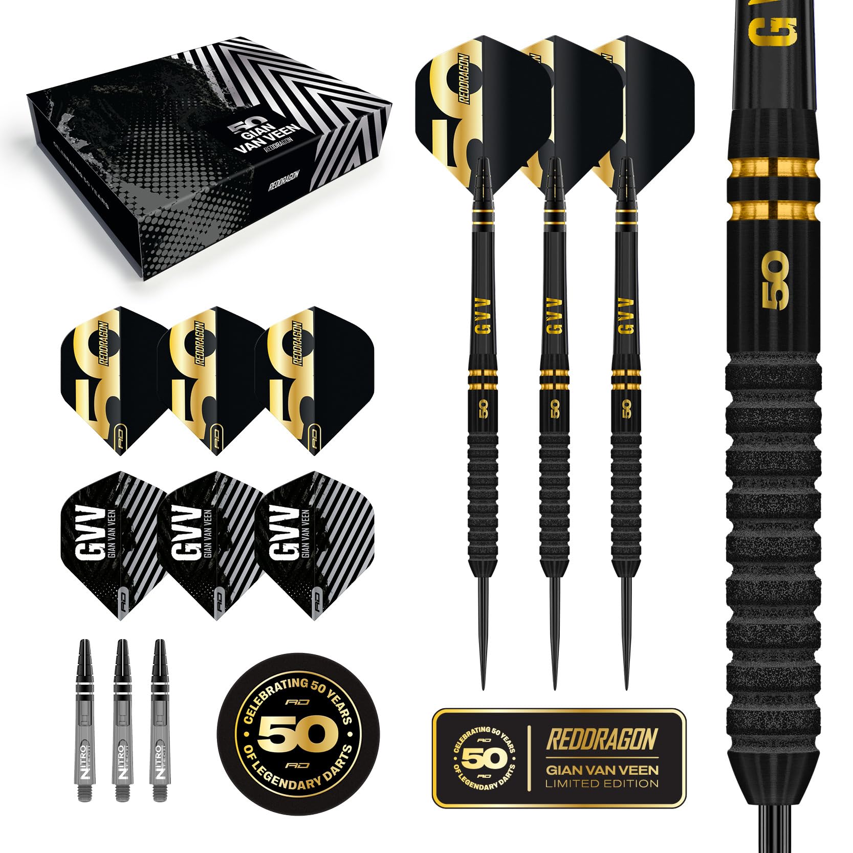 RED DRAGON Darts - 50th Anniversary Player Edition - Gian Van Veen