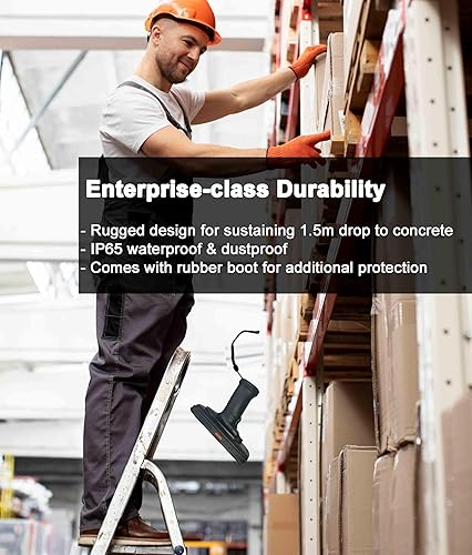 Miniatura 7 de Terminal de datos portátil computadora móvil con escáner de código de barras 1D y 2D, 3G 4G WiFi BT GPS, agarre ergonómico de pistola, pantalla FHD