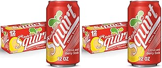 Ruby Red Grapefruit Soda, 12 fl. oz. Cans, 12 Pack (Pack of 2)