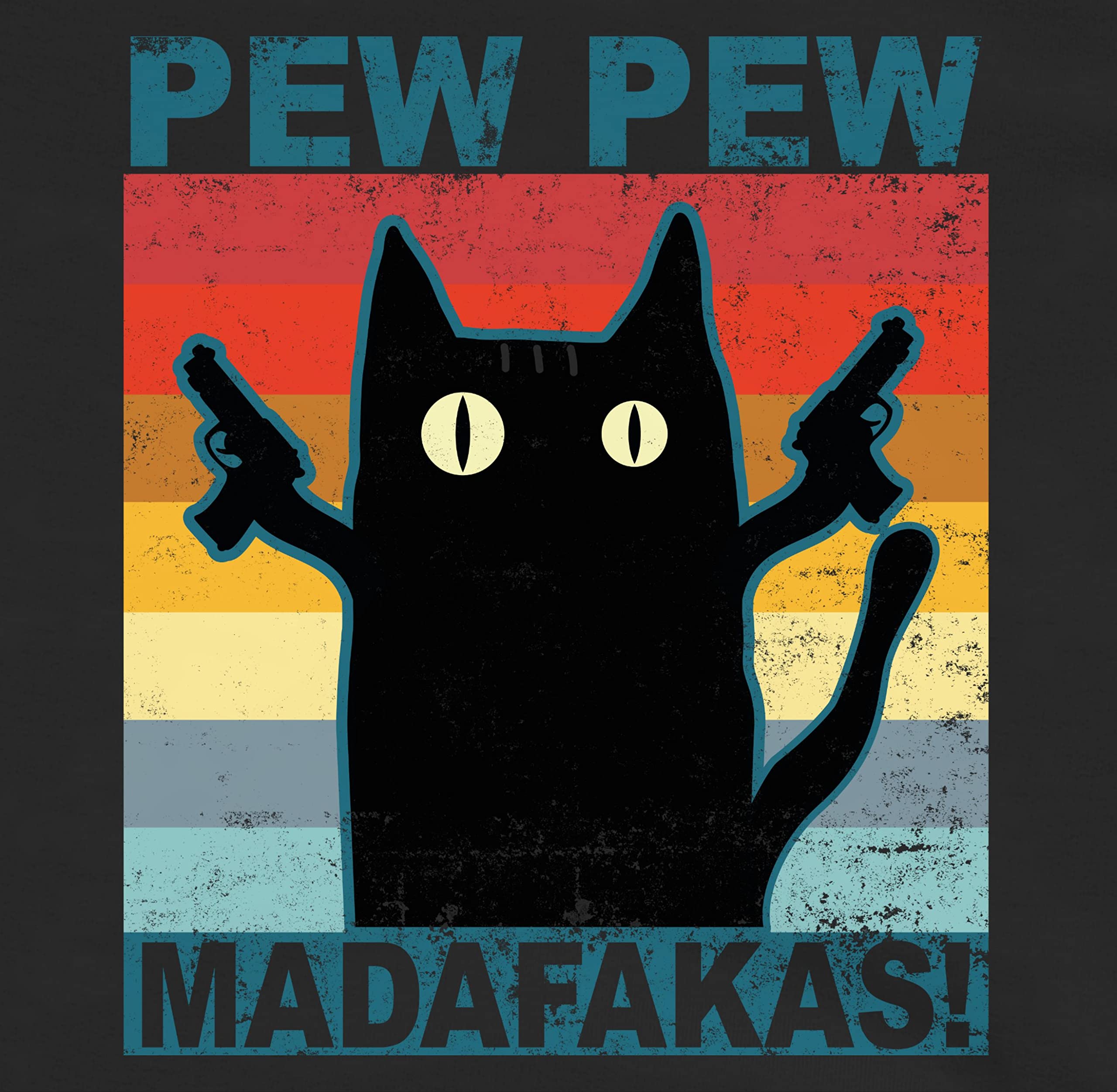 Shirtracer - Hoodie Herren Pullover Männer - Sprüche Statement - Pew Pew Madafakas pewpewpew