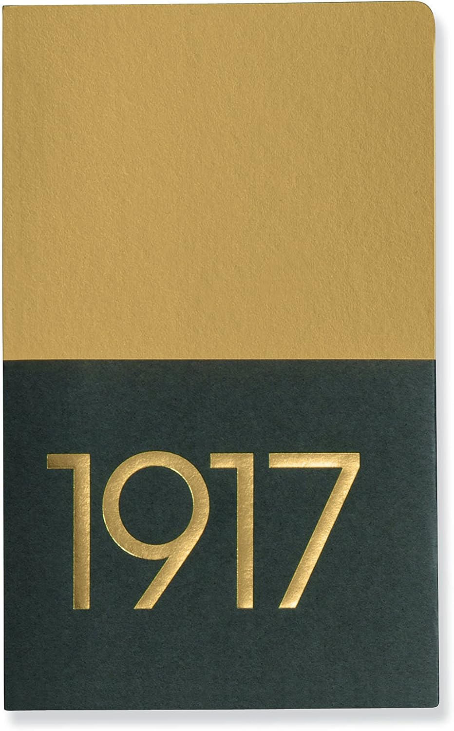 LEUCHTTURM1917 Notebook, Metallic Edition, Twin Pack Blank Pocket (A6) Gold