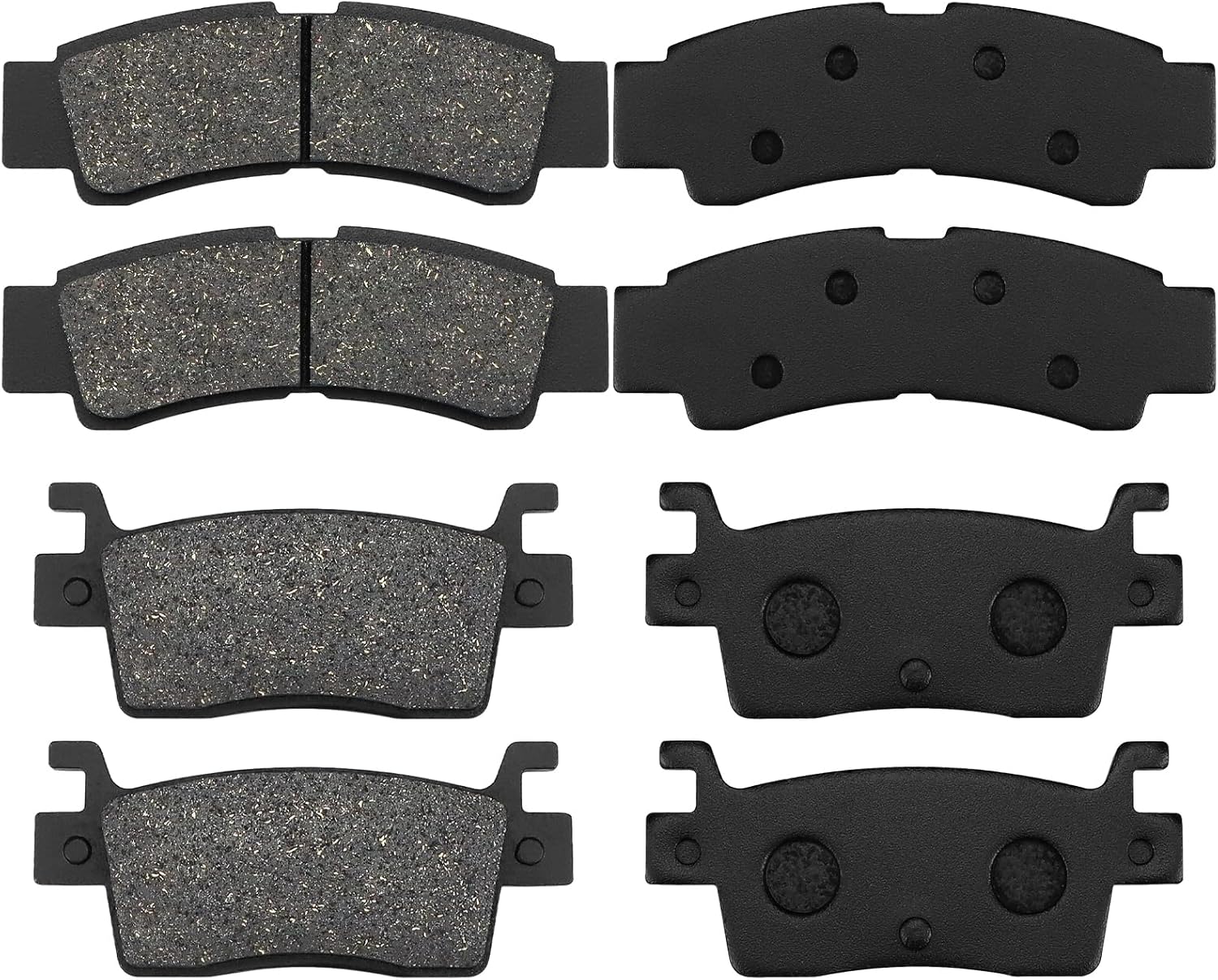 ZICOO Front & Rear Brake Pads for Kawasaki KRX 1000 Teryx, Teryx4 KRX 4 1000 KRX4 2020 2021 2022 2023 2024