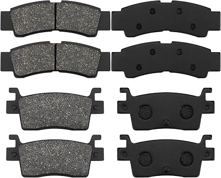 ZICOO Front & Rear Brake Pads for Kawasaki KRX 1000 Teryx, Teryx4 KRX 4 1000 KRX4 2020 2021 2022 2023 2024