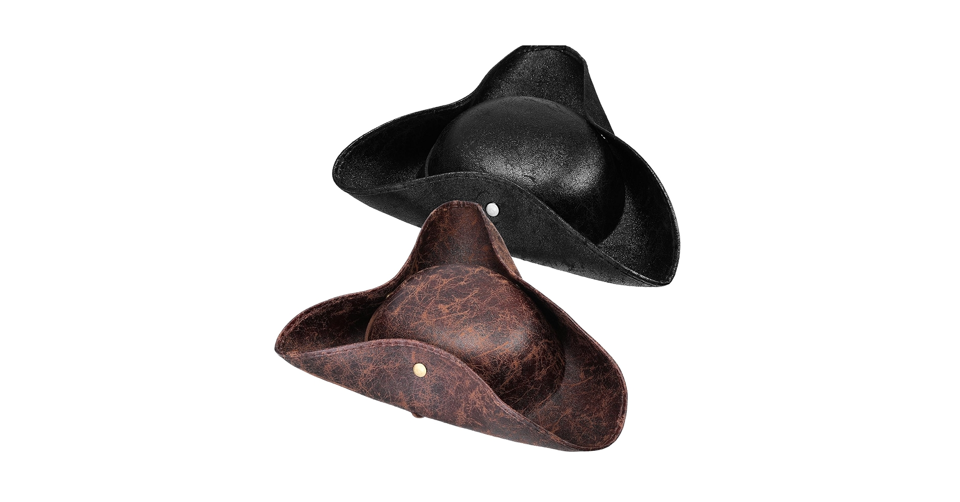 Amazon.com: Ramede 2 Pcs Halloween Colonial Hat Tricorn Hat