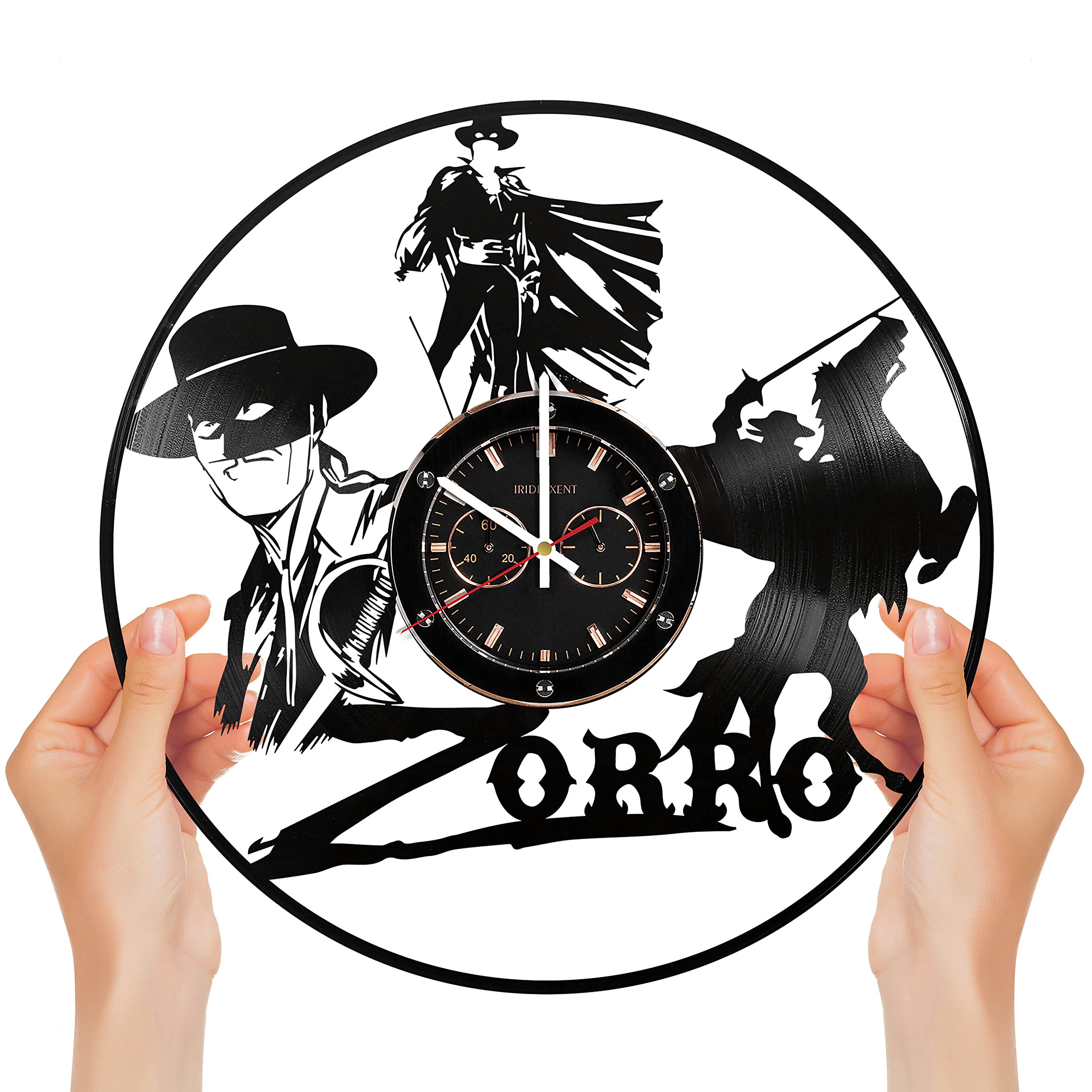 Exquisite Zorro Vinyl Clock | Designed in Brooklyn | Limited Edition | by Havaux