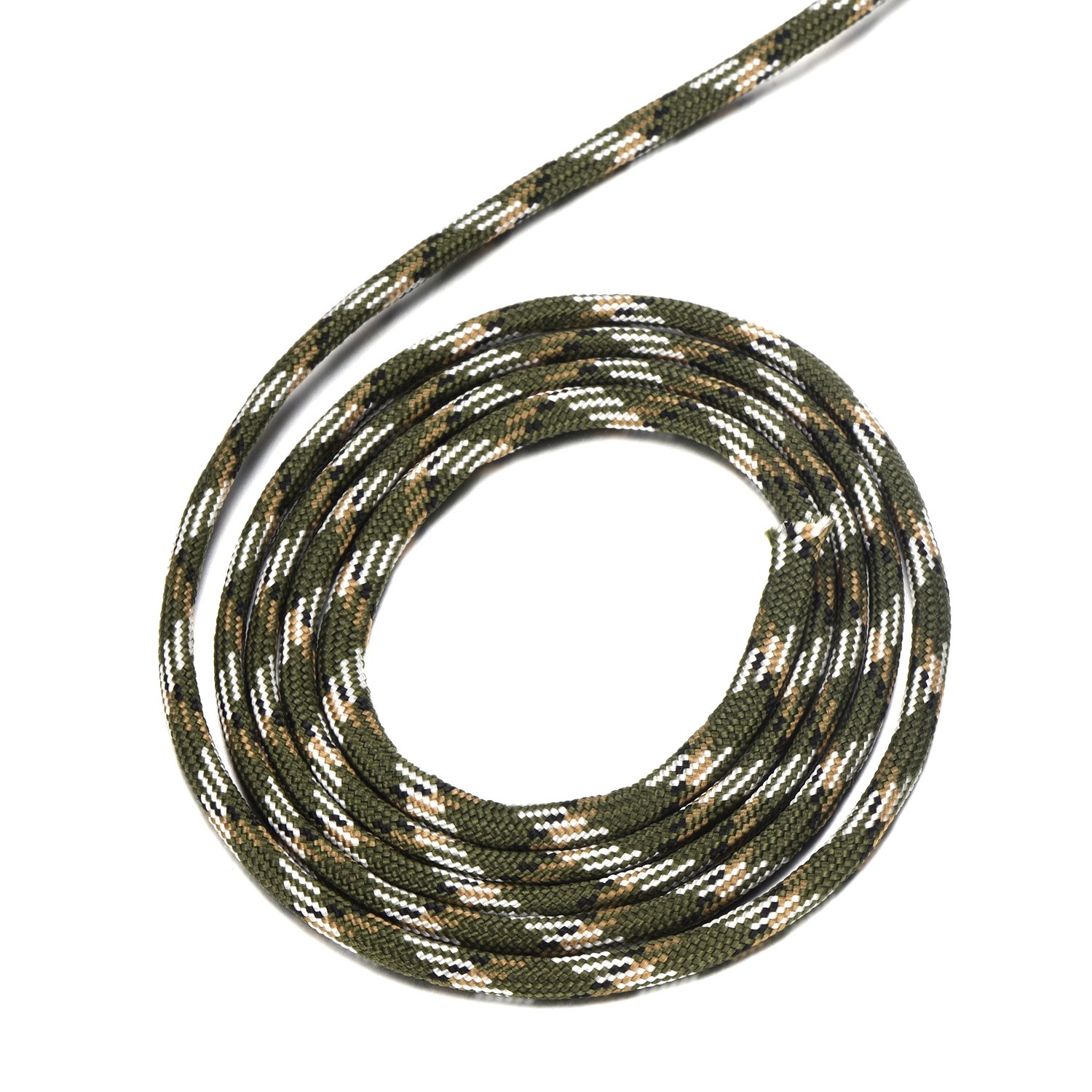 DonDon Cuerda de 30 Metros de Nylon Cuerda de Paracord Cuerda de Supervivencia para Actividades al Aire Libre, para Camping y para Manualidades 4 mm – 7 filamentos Verde Oscuro Camouflage — view 3