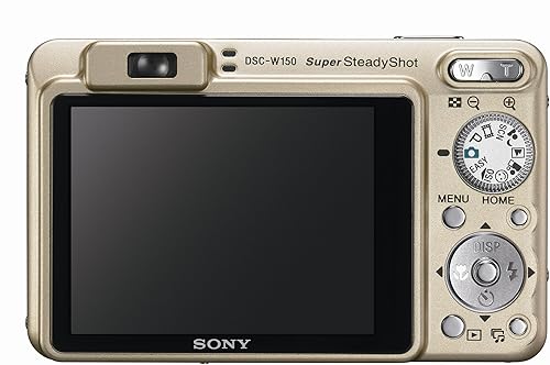 Miniatura 2 de Sony Cybershot DSCW150/G - Cámara digital de 8,1 MP con zoom óptico 5x con disparo súper constante (dorado)