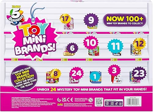 Miniatura 3 de 5 Surprise - Calendario de Adviento de Toy Mini Brands, edición limitada, de ZURU, con 24 paquetes sorpresa y 4 miniaturas exclusivas, juguetes