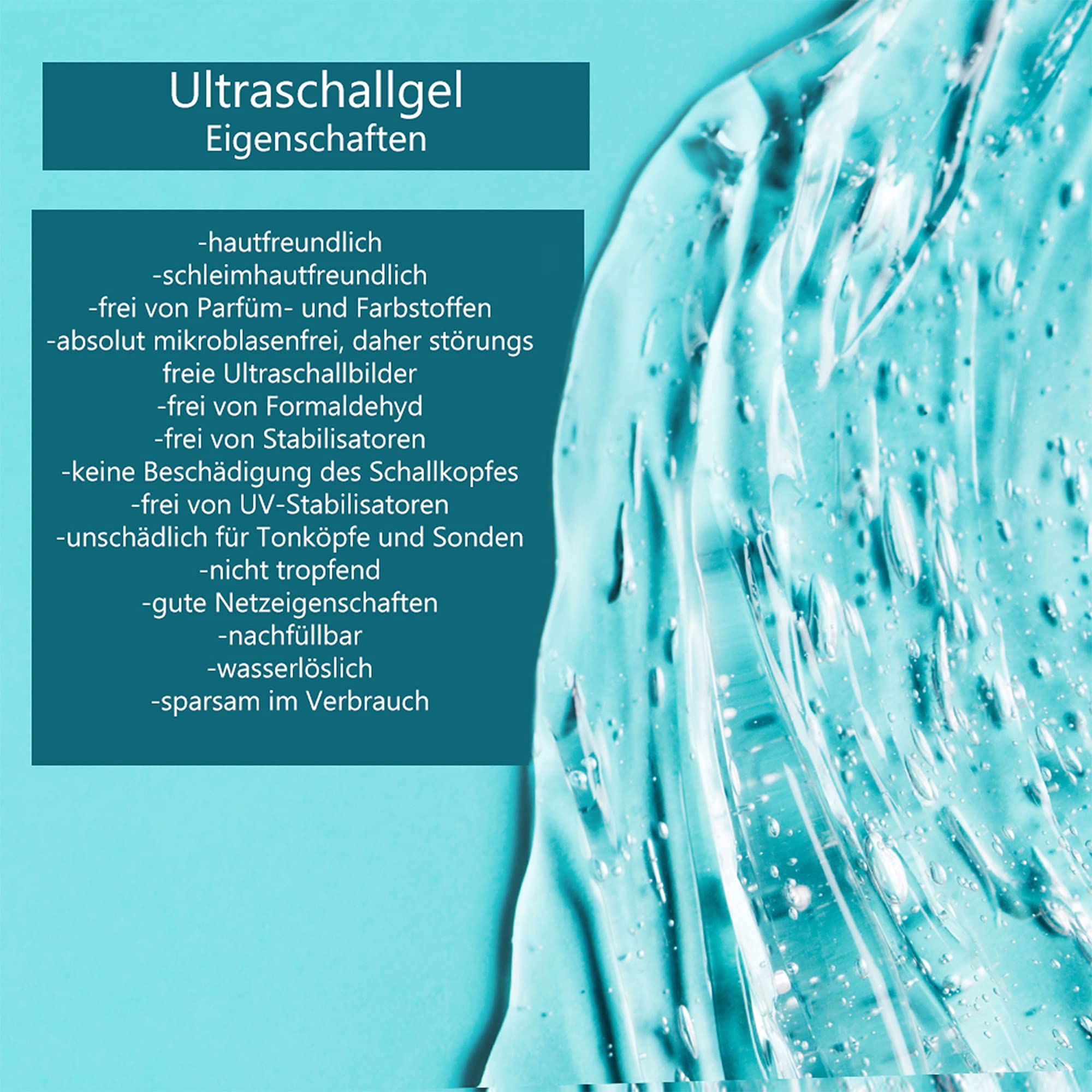 Medicalcorner24 Ultraschallgel, Sonographiegel, Kontaktgel, Leitgel, Gel, 60 x 250 ml