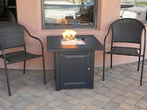 Miniatura 6 de Hiland Cristal para hoguera, Vidrio reflectante, Dorado